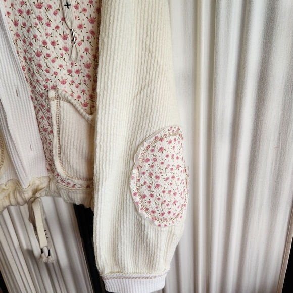 Pol Floral-Panel Cream Hooded Jacket - Picture 4 of 9